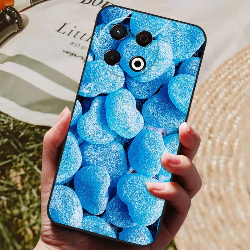 Für Tecno Spark 30 Pro KL7 Hülle Luxus Handy Silikon Rückseite für Tecno Spark 30Pro 4G Hüllen Schutz Stoßfest Schale Capas