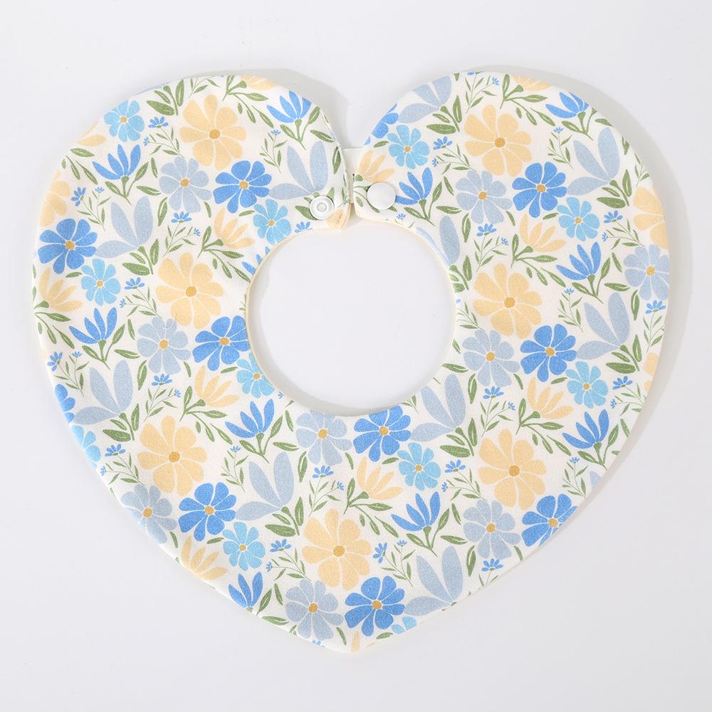 Korean Style Cotton Baby Bib - Double-Sided & Versatile for 0-2 Years