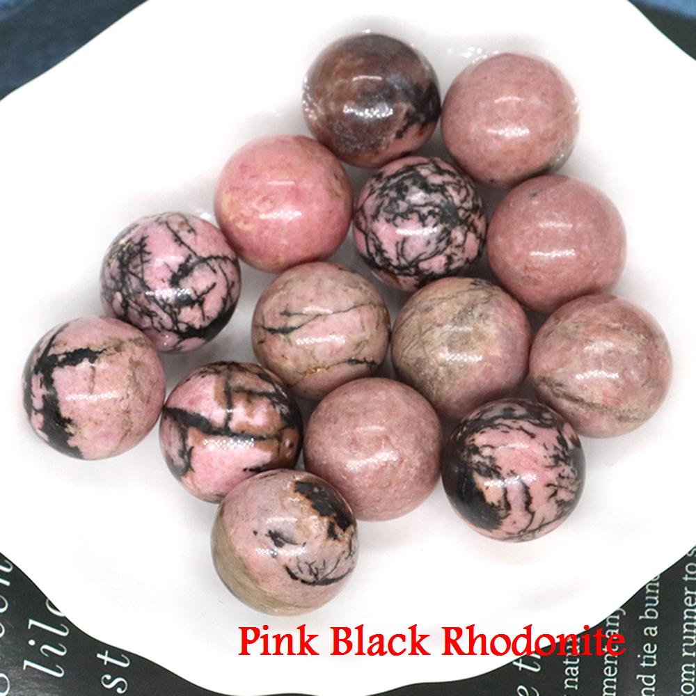 Margele Rotunde Mici din Cristal de Piatră Naturală de 16 mm, Vindecare Reiki, Cuarț, Ametist, Agat, Specimen Mineral, Glob, Chakra, Vânzare cu Ridicata