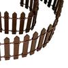 35 Inch Long Mini Fairy Garden Fence Small Wood Decorative Picket Fence Miniature Micro Landscape Ornaments for Dollhouse DIY Crafts Plant Pot Decor