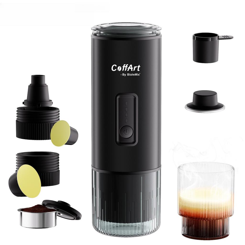 Wy-007 Portable Coffee Machine Hot and Cold Espresso Capsule Coffee Powder Three-in-one Car Office Camping