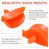 uxcell 30pcs Plastic Duck Safety Duck Mouth Accessories with Washers for DIY Crochet Duck Doll Making Beaks, 0.27 Inch, Crafts,