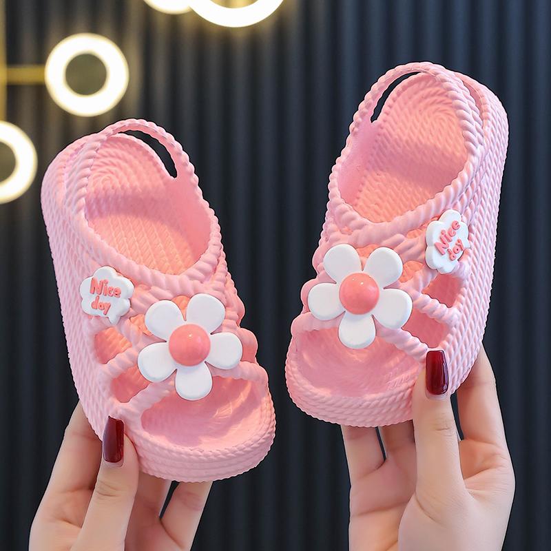 Nuova Estate di Età Compresa Tra 2-8 Bambini Pantofole Modello di Fiore Agile Comfort Sandalo per Le Ragazze Antiscivolo Seabeach Infradito Casa Scarpe per Bambini