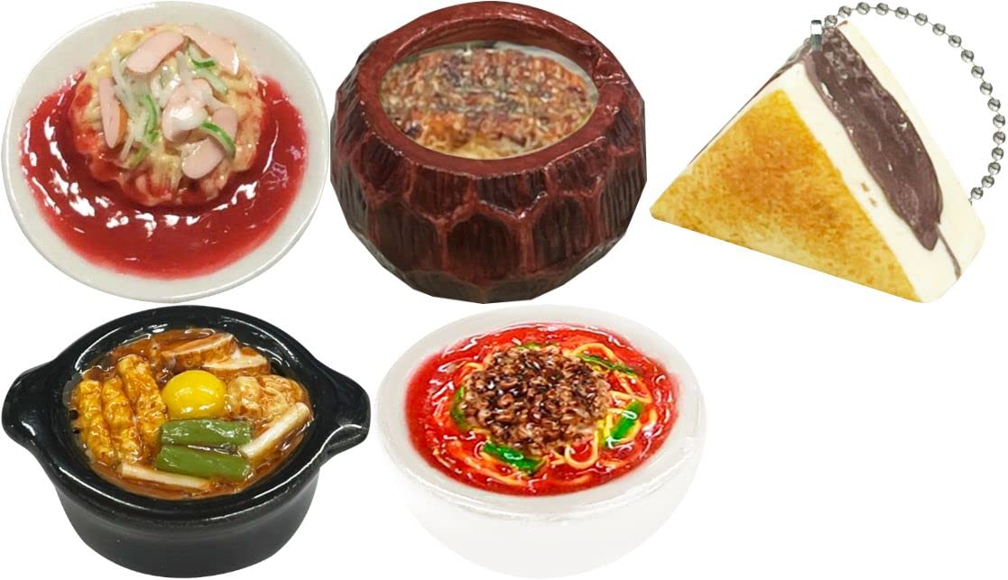 

Dream Capsule Nagoya Famous Shop Miniature Collection Complete Set of 5 Capsule Toys