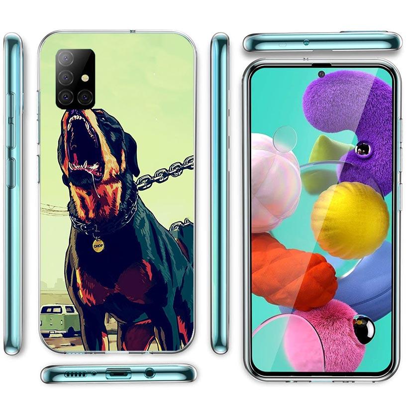 Rottweiler Dog Case Phone Cover for Samsung Galaxy A52 A51 A50 A42 A32 A22 A12 A02S A72 A71 A70 A41 A31 A21S A40 A30S A20E A10S