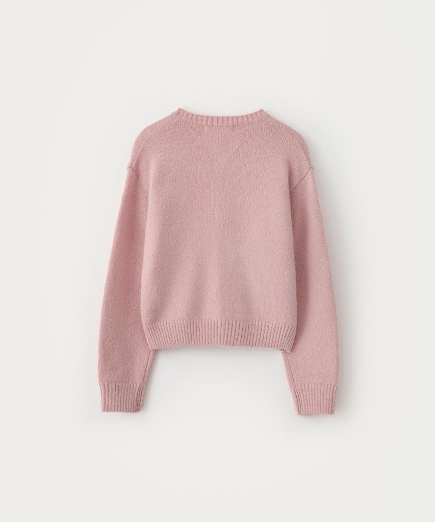 Sseomweeobeoteo Manon Alpaca Cardigan - Pink