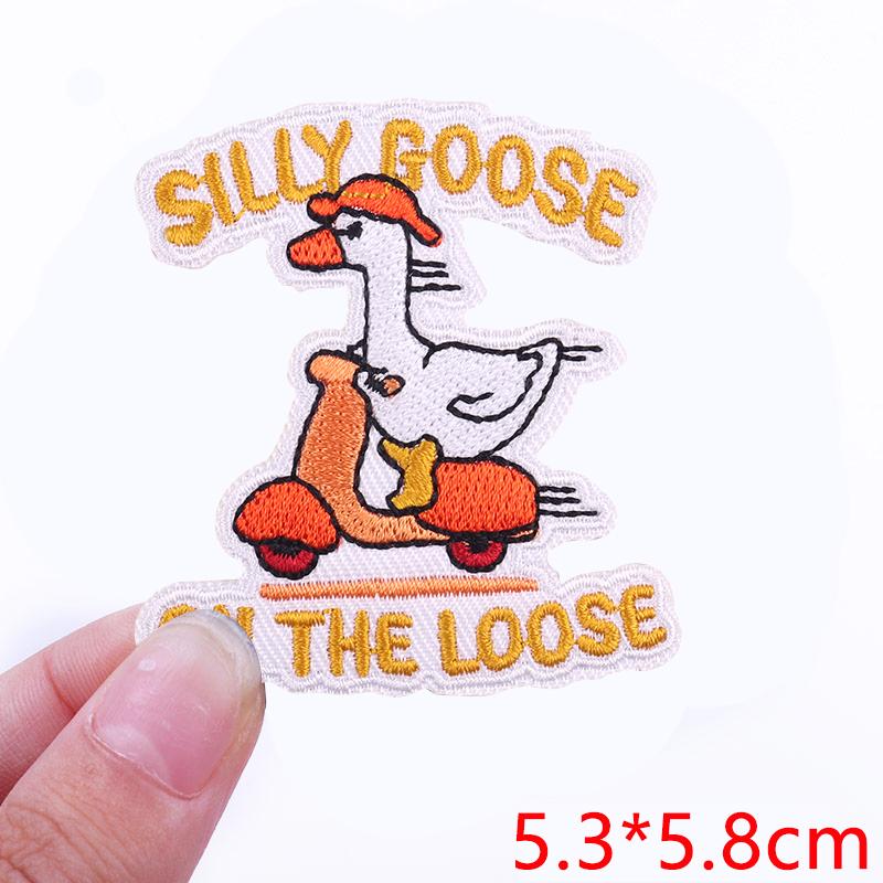 Cute Ghost/Cat Embroidered Patch Cartoon Animal Patch Iron On Patches For Clothing Thermoadhesive Patches For Clothes Jacket DIY