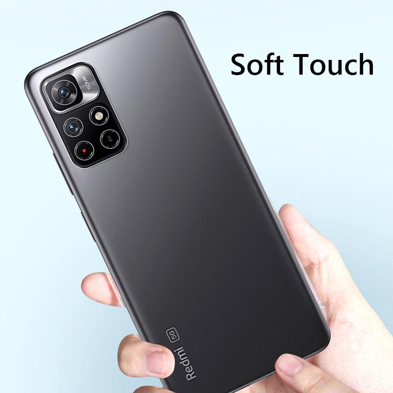 Simple Soft Clear Phone Case On For Xiaomi Redmi Note 11 Pro 11S Note11 Note11S Global Version G Back Cover