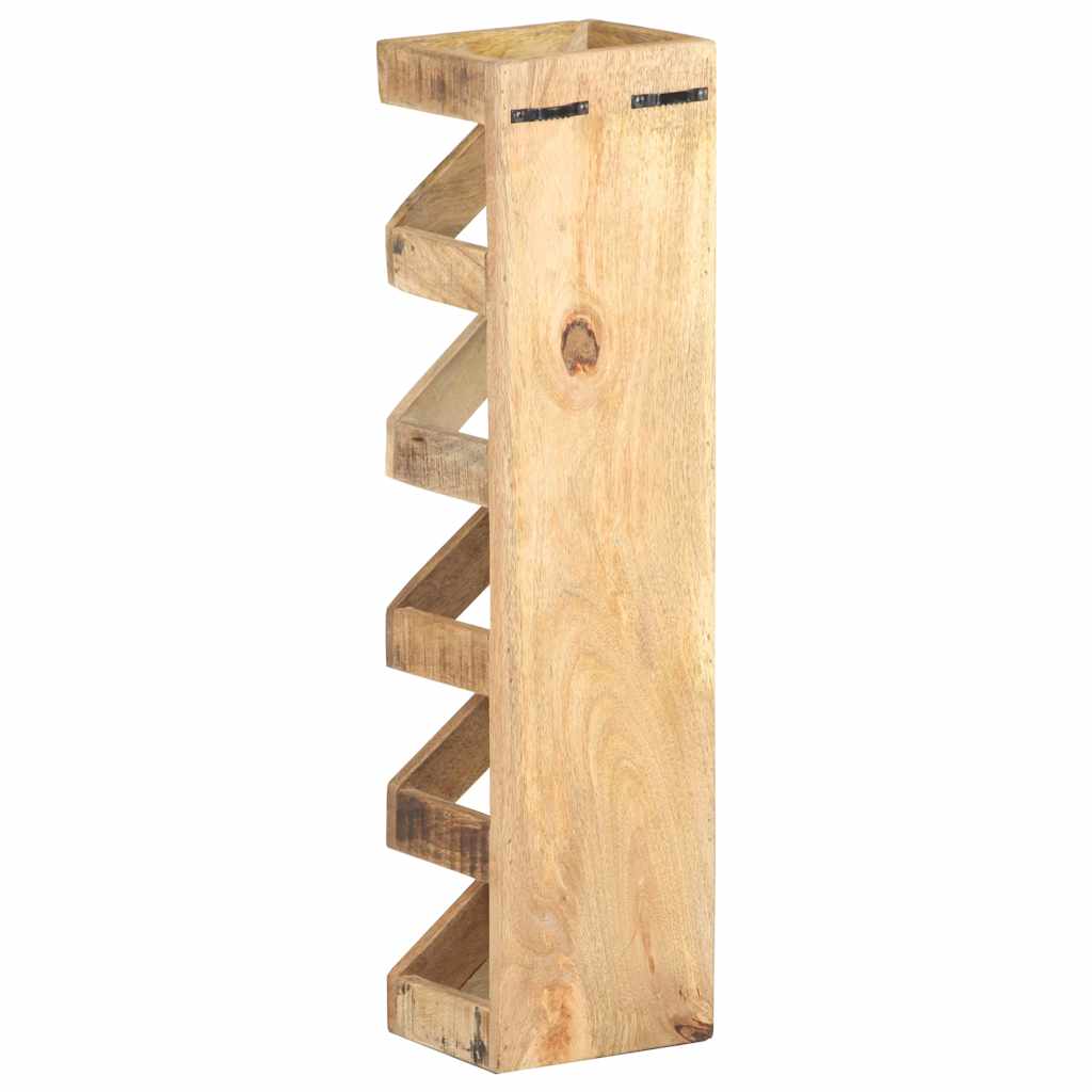 Wine Rack for 5 Bottles Mango Solid Wood