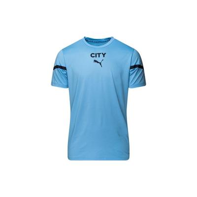 Manchester City Football Club Pre-Match Training Short Sleeve T-Shirt Men Tops Blue 764504-08