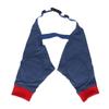 Dog Front Leg Braces Soft Padded Elastic Breathable Joint Protection Dog Recovery Sleeve Red Blue L