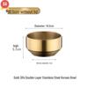 Huihuang HAFC1 304 Stainless Steel Double-Layer Korean Soup & Kimchi Bowls