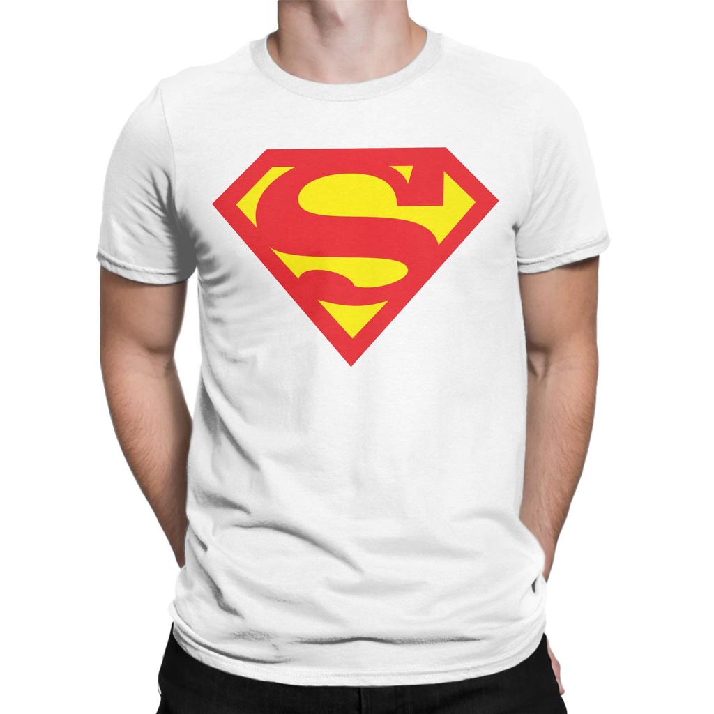 Camiseta con Estampado Gráfico Logo de Superman para Hombre Mujer 100% Algodón Camisetas Ropa