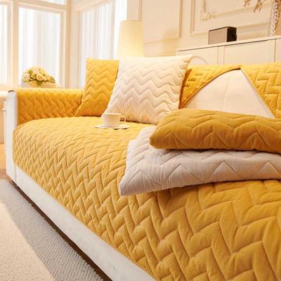 Pure White Sofa Cushion, Cotton All-season Fabric, Anti-slip Cushion, Cream Back Towel, Sofa Cover, Cover Fabric