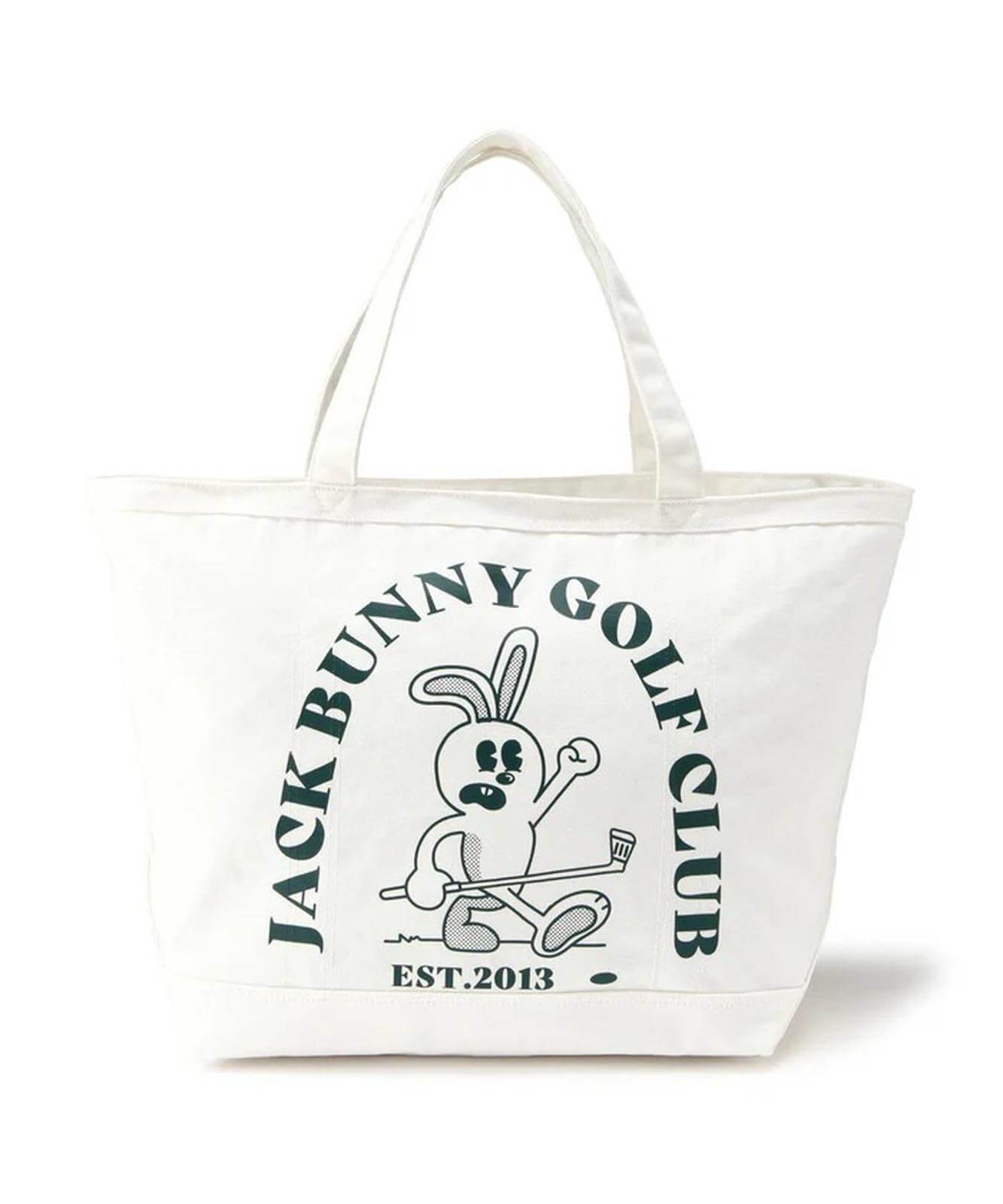 

Jack Bunny Tote Bag with Rabbit Golf Large Capacity FR (Canvas Logo) / / / 262-5181501 030_White