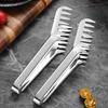Multifunctional Stainless Steel Food Clip Barbecue Spaghetti Tongs Pasta Forks Kitchen Tools