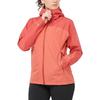 Salomon Outline Shell Solid Color Hooded Jacket Waterproof Breathable Water-Repellent Jacket Women Jacket Mineral-Red LC2111000