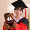 Soft Doctor Cap Graduation Bear Doll Cute Bear Animal Doll Bachelor Bear Plush Toy  Party Favors