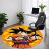 1 Stück Goku DragonBallZ Büro Runder Teppich, Indoor-Matte Geeignet für Büro, Schlafzimmer Wohnzimmer Heimdekoration, Raumdeko, Offic a0928140