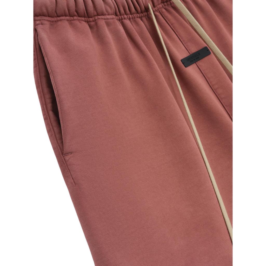 Fear of God Essentials Heavy Fleece Soccer Short Crimson Men Bottoms Red 160BT244316F