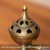 Rotating Incense Holder Retro Style Handheld Stove New Incense Censer  Meditation