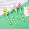 Metal Sunflower Bookmark Creative Flower Book Mark Bookmark Reading Assistant Book Support Beautiful Stationery School Supplies