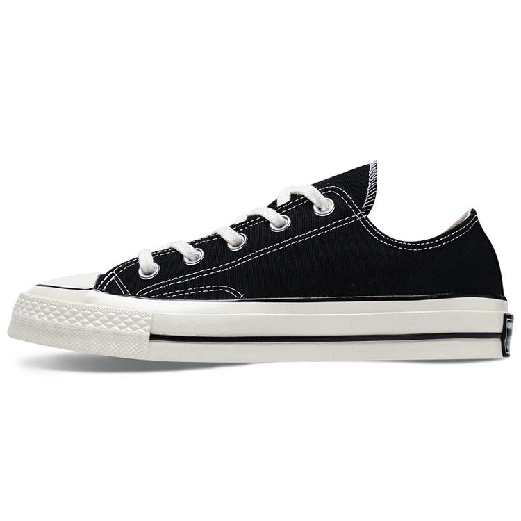 Converse 1970s All Star Trendy Versatile Durable Low Top Canvas Shoes Unisex sneakers Black 162058C,A162058C