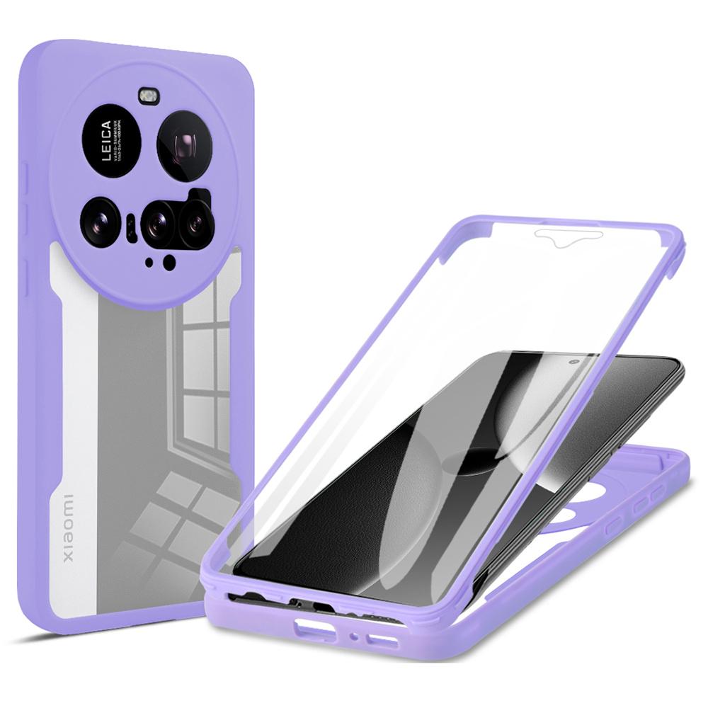 For Xiaomi 15 Ultra Case Acrylic+TPU Clear Phone Cover with PET Screen Film