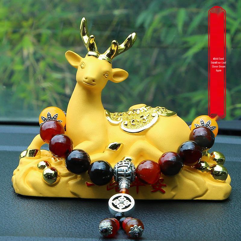 High-End Deer Car Ornament: Unisex Perfume for Center Console Decoration