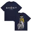 2026 Gioco Giapponese Ghost of Yotei Grafica Cotone Camicia Uomo Stile Ukiyoe Girocollo Manica Corta Moda Donna T-shirt