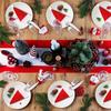 Christmas Knife & Fork Hats 10pcs- 2.36x4.72inch Red Mini Hats for Wine Bottles - Festive Table Decorations