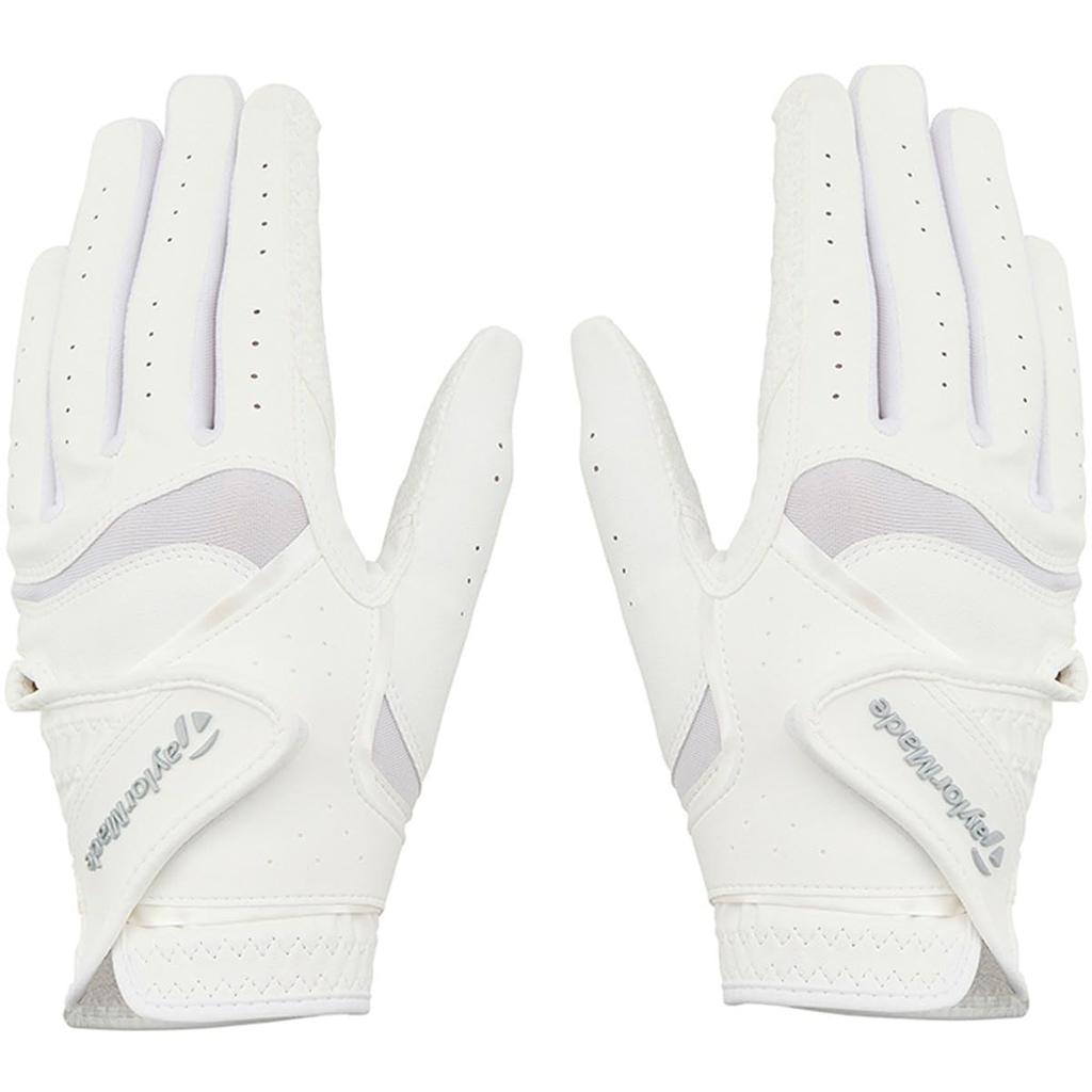 TAYLORMADE GOLF W Intercross Gloves Pair White 18cm Golf Gloves TL936 26SS 4.0 Size Women's