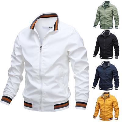 2024 High Quality Casual Jacket Men's Spring and Autumn Sports Solid Color Jacket Men's Size M-5XL Weight 45kg-100kg
