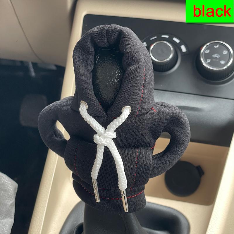 High quality car shift knob hooded sweatshirt decoration shift lever handle kit cover car interior accessories car stick hoodie