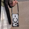 Crossbody Necklace Strap Lanyard Clear Magnetic Case For iPhone 17 16 14 15 12 13 Pro Max 16Plus 11 For Magsafe Shockproof Cover