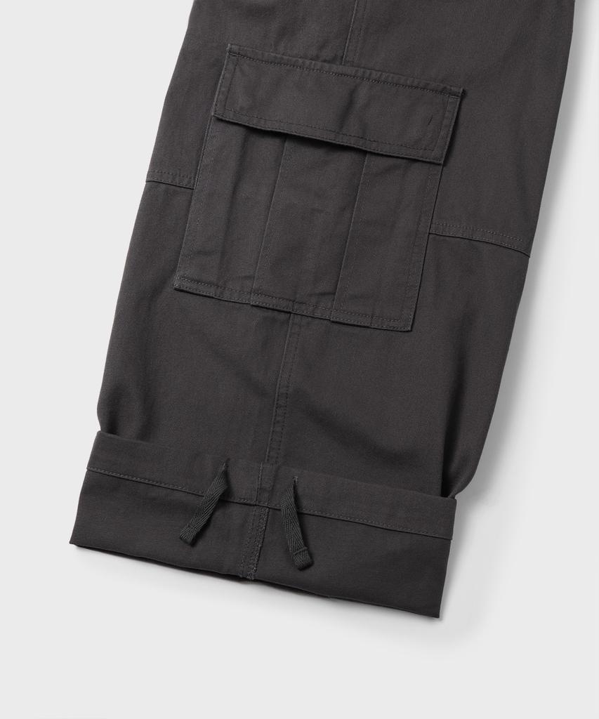 MUSINSA STANDARD Cotton Wide Multi-Pocket Cargo Pants [Dark Gray]