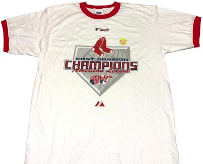 Seltenes Vintage 2007 Boston Red Sox Division Champions Baseball T-Shirt Neu! NWT LG Unisex-T-Shirt