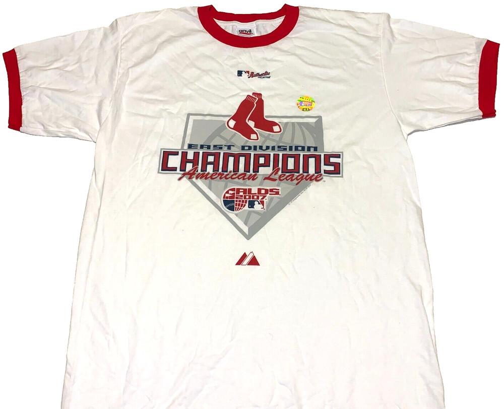 Rare Vintage 2007 Boston Red Sox Division Champions Baseball T-Shirt New! NWT LG Unisex T-Shirt XXXL