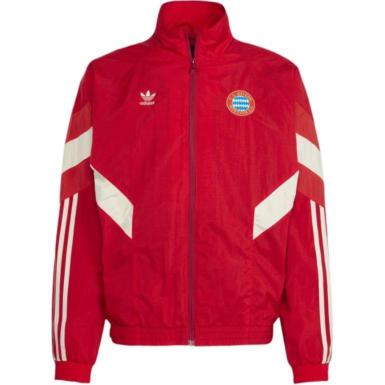 adidas FC Bayern Originals Track Top Asia Sizing Active Maroon Men s IS6508 XS