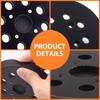   Heavy Duty 5Inch Rubber Sanding Discs Grinding Wheel Double Pack 8 Hole Dust Management System for Standard Power Tool