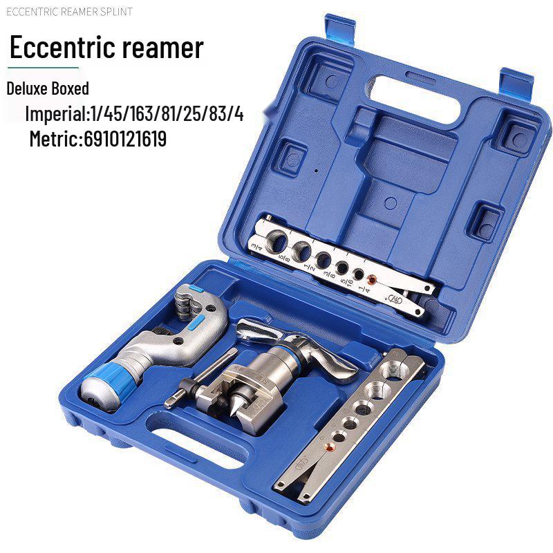 Flaring Tool Set for Brake, Copper, Air Conditioner, Refrigerator Pipes - Includes Expander & Riveting Tools, Free Shipping