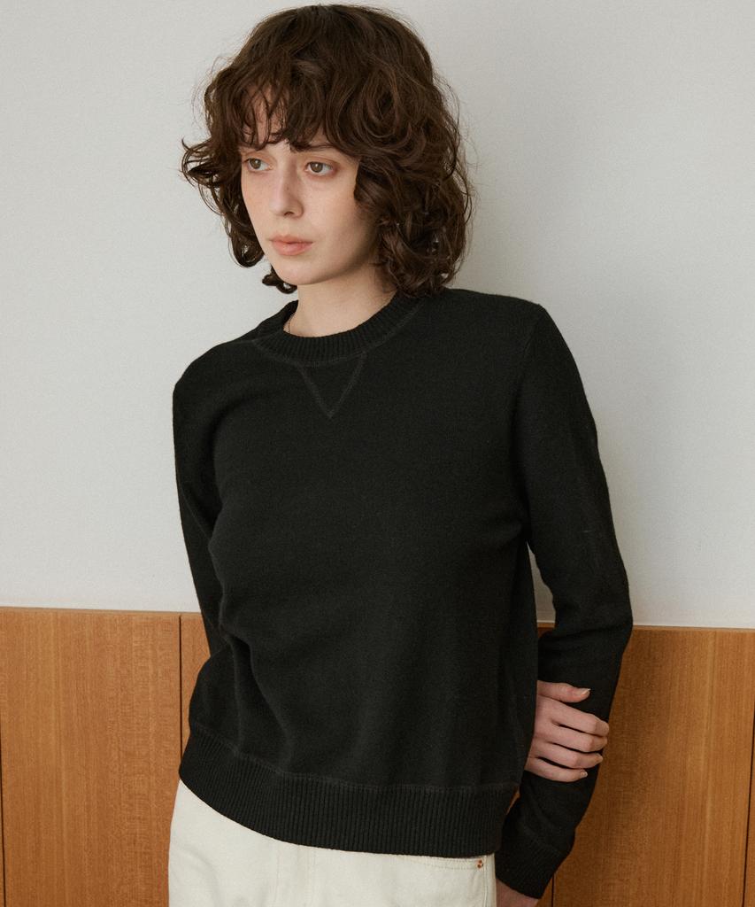 Banwonateullie Kn4288 Essential Round Knit_Black