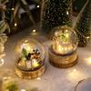 LED Christmas Decorative Lights Transparent Ball Light Christmas Ornaments Child New Year Xmas Gift Bedroom Living Room Decor