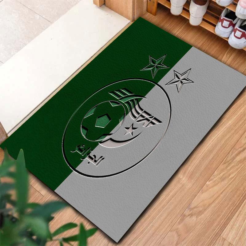 Algeria National Football Team Carpet Rug for Living Room Bedroom Home Sofa Decoration,Kids play Non-slip Floor Mat