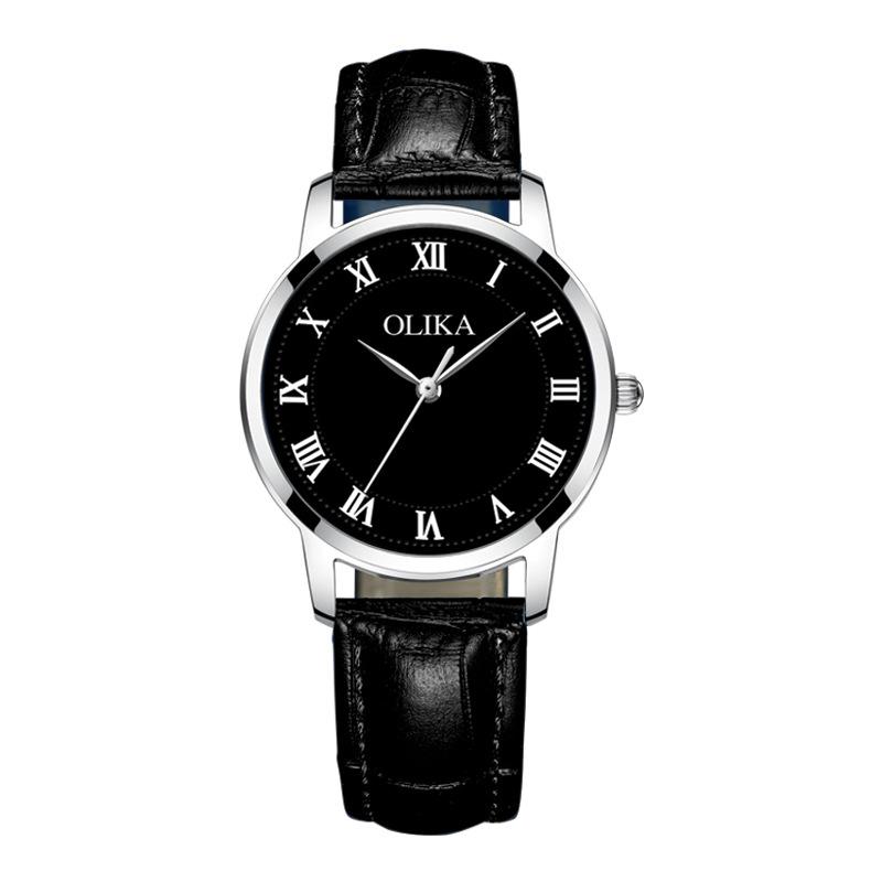 Top Brand New Ultra-thin Fashionable Simple Men's and Women's Couple's Watch Waterproof Stainless Steel Quartz Watch Men's Casual Student Watch