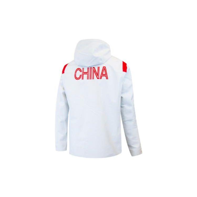 Anta Hooded Pocket Long Sleeve Jacket Unisex Jackets White 452210703-1