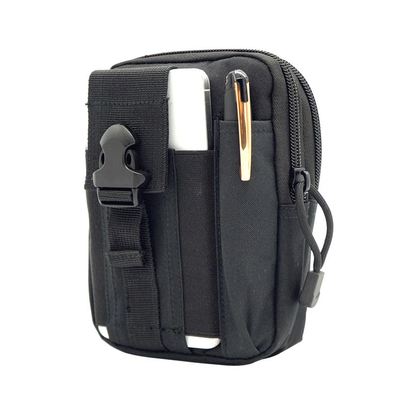 Outdoor Sports Multi-Functional Accessory Bag Large Capacity Mobile Phone Hanging Bag Tactical Waist Pack