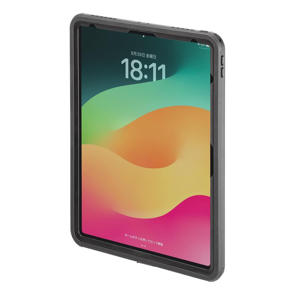 SANWA SUPPLY IPad Air PDA-IPAD2116 13 inç için Darbeye Dayanıklı ve Su Geçirmez Kılıf (M3/2025, M2/2024)