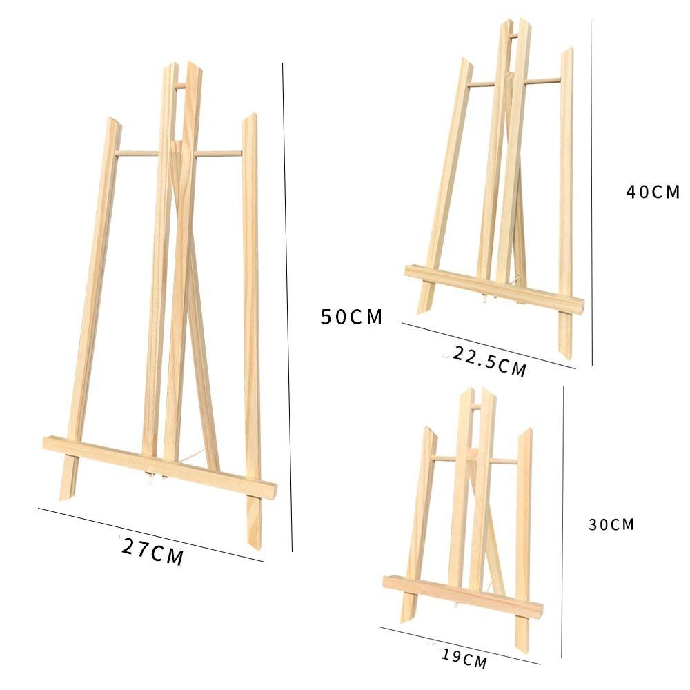 30cm/40cm/50cm Adjustable Tabletop Easel Lightweight Painting Display Holder  Students Artist