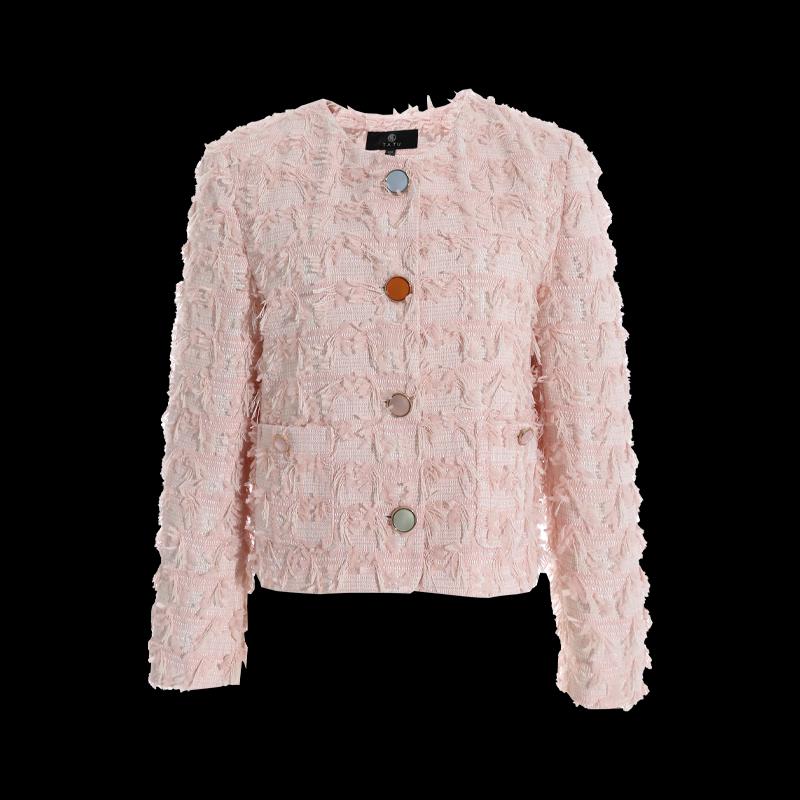 Elegant Tweed Cropped Jacket